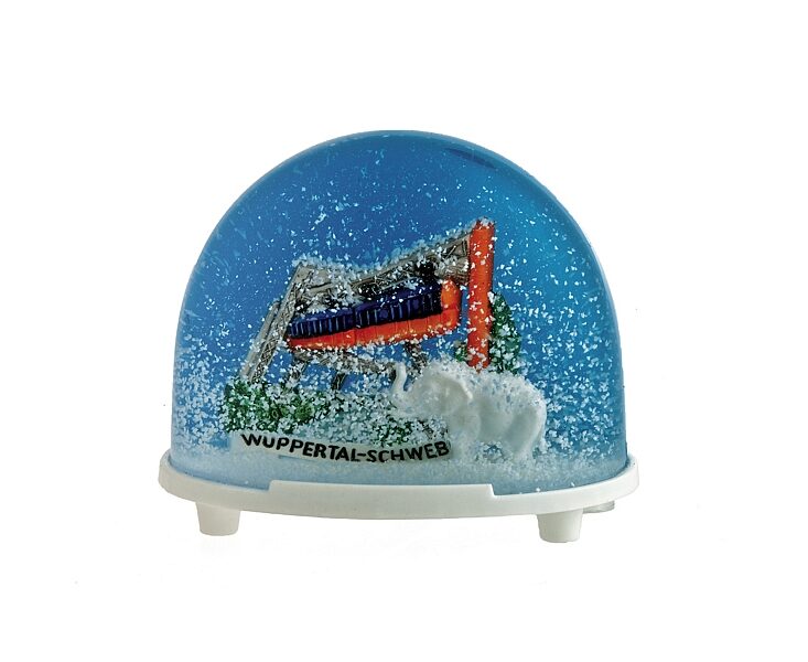 Schneekugel mit Schwbebebahn und Tuffi_Foto Monhof