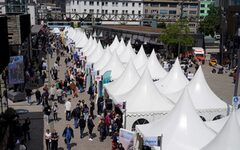 Bergische Expo 2025 _Blick auf Ausstellerzelte am Döppersberg _Foto IHK Jens Grossmann